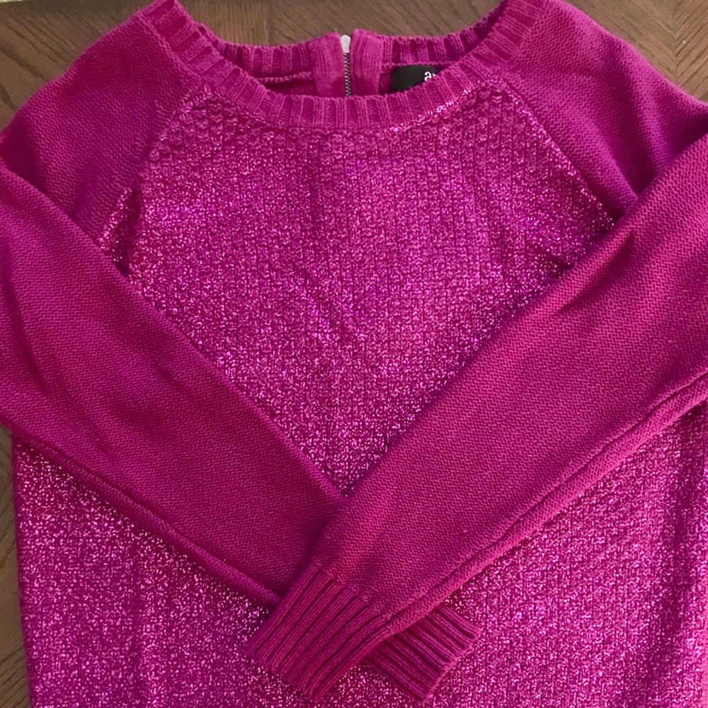 a.n.a. metallic sweater